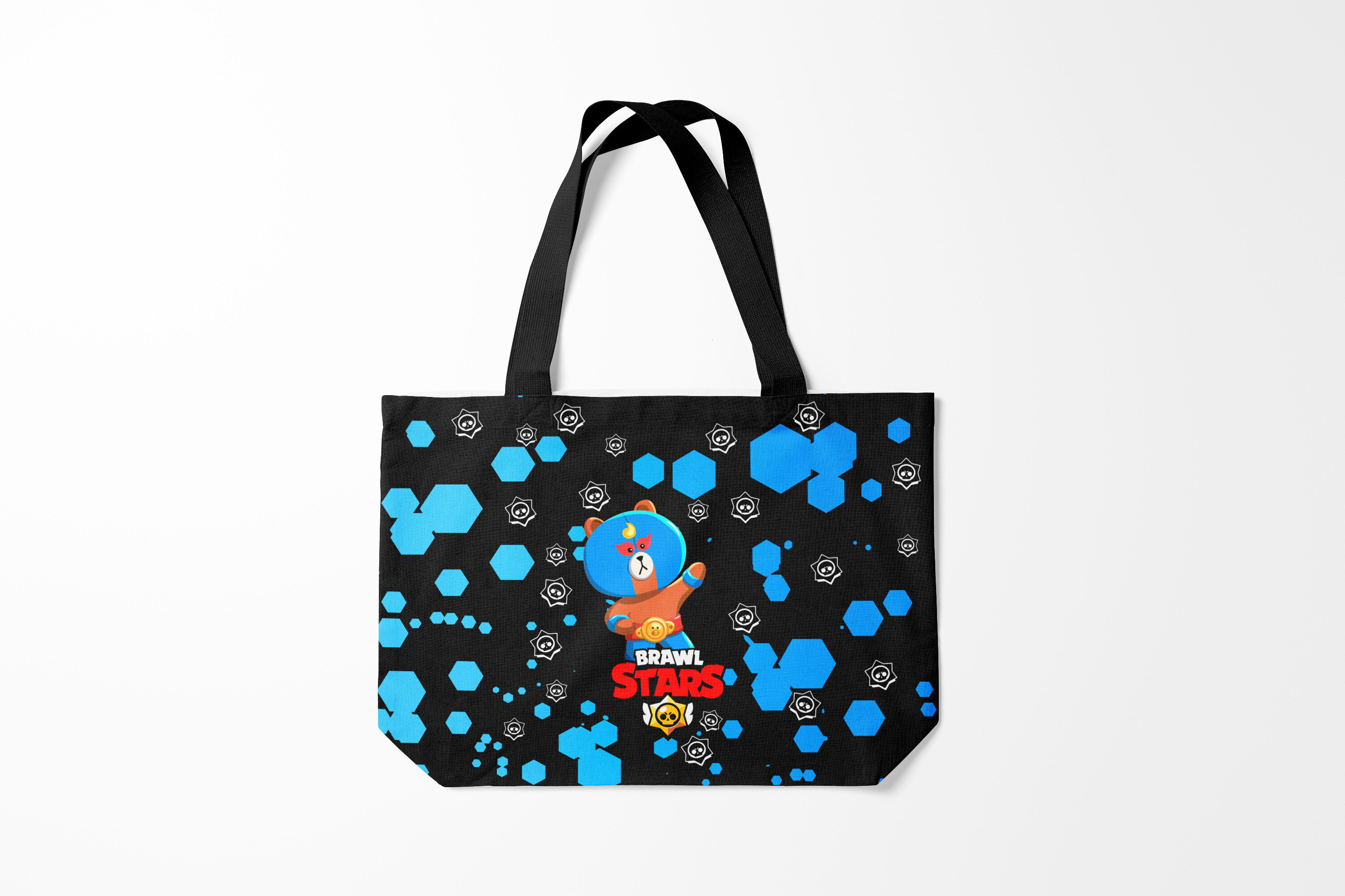 

Сумка шoппер унисекс Burnettie Brawl Stars EL BROWN., черный, Brawl Stars EL BROWN.