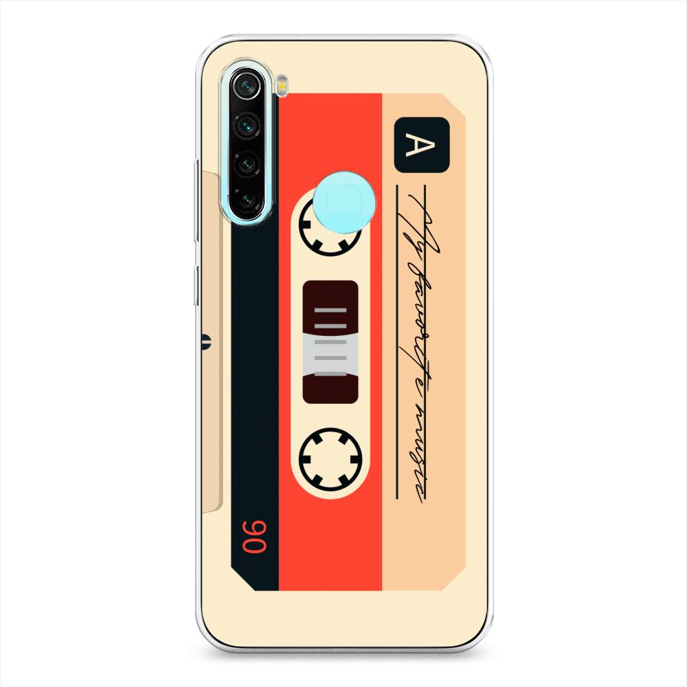 

Чехол на Xiaomi Redmi Note 8 "Бежевая кассета", Черный;красный;бежевый, 36550-6