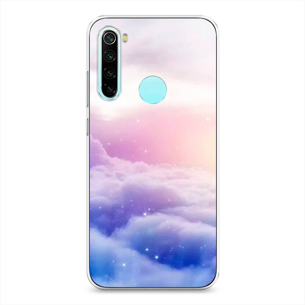 

Чехол на Xiaomi Redmi Note 8 "Небеса", Голубой;белый;розовый, 36550-2
