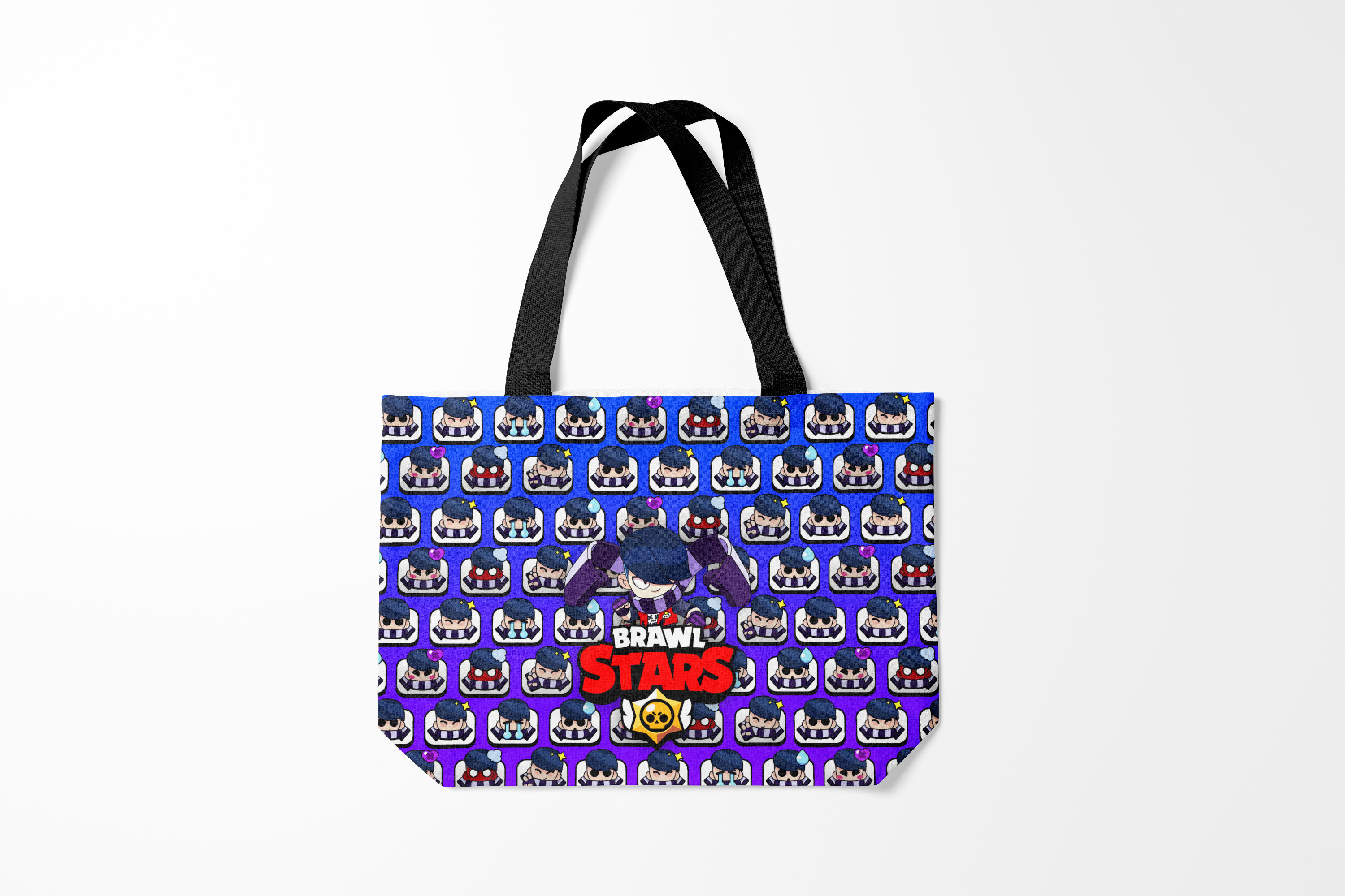 

Сумка шoппер унисекс Burnettie Brawl Stars EDGAR, синий, Brawl Stars EDGAR