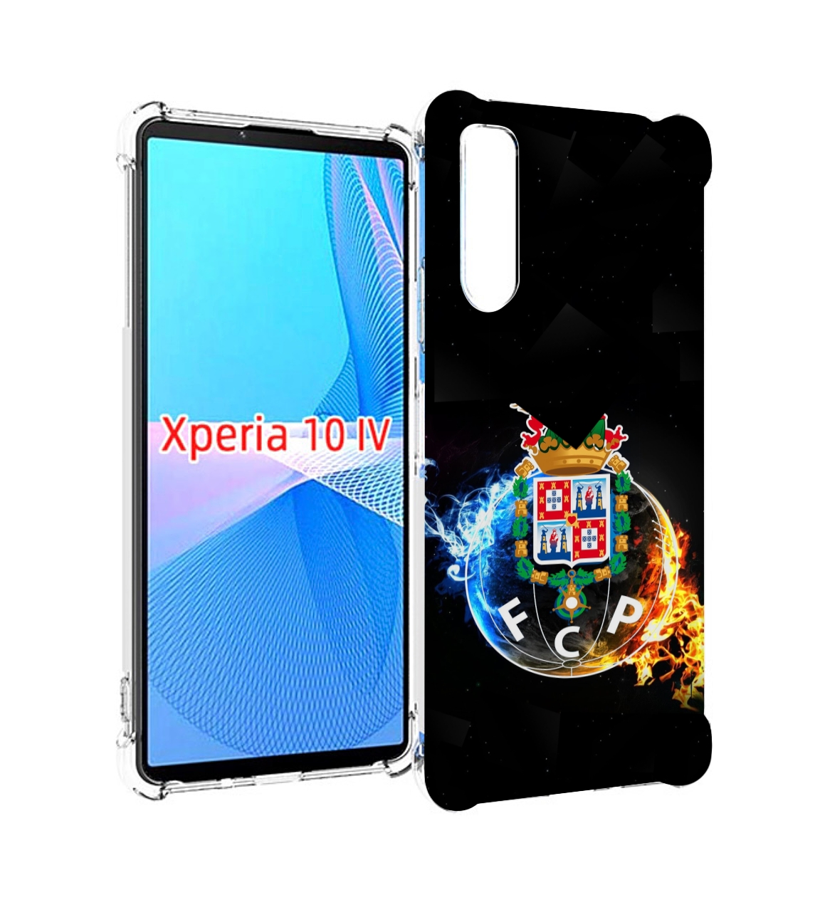 

Чехол MyPads фк порту для Sony Xperia 10 IV (10-4), Прозрачный, Tocco
