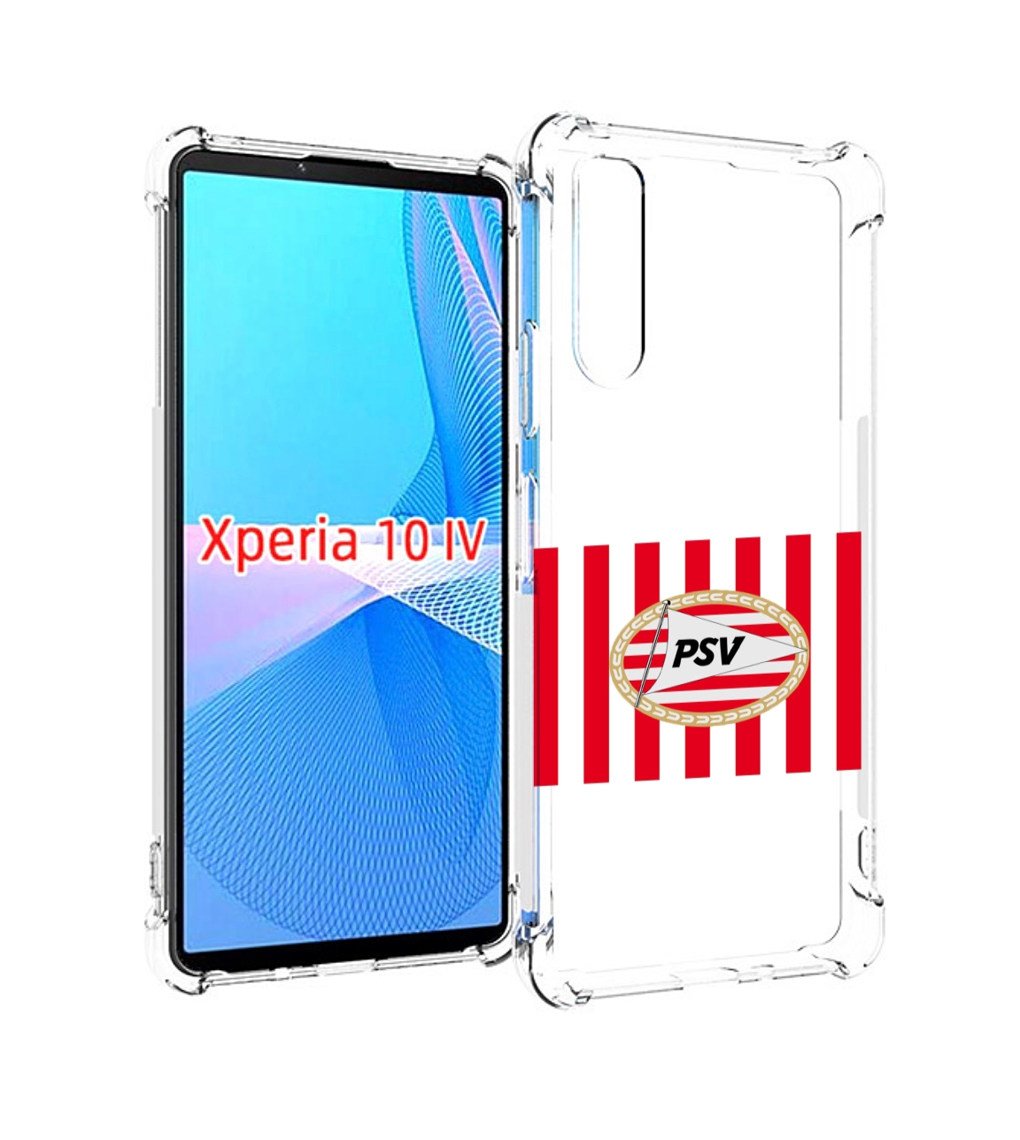 

Чехол MyPads фк псв голландия мужской для Sony Xperia 10 IV (10-4), Прозрачный, Tocco