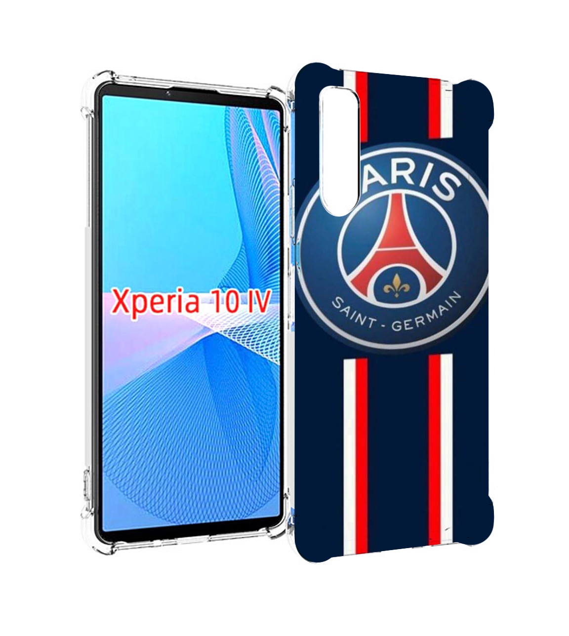 

Чехол MyPads фк псж для Sony Xperia 10 IV (10-4), Прозрачный, Tocco