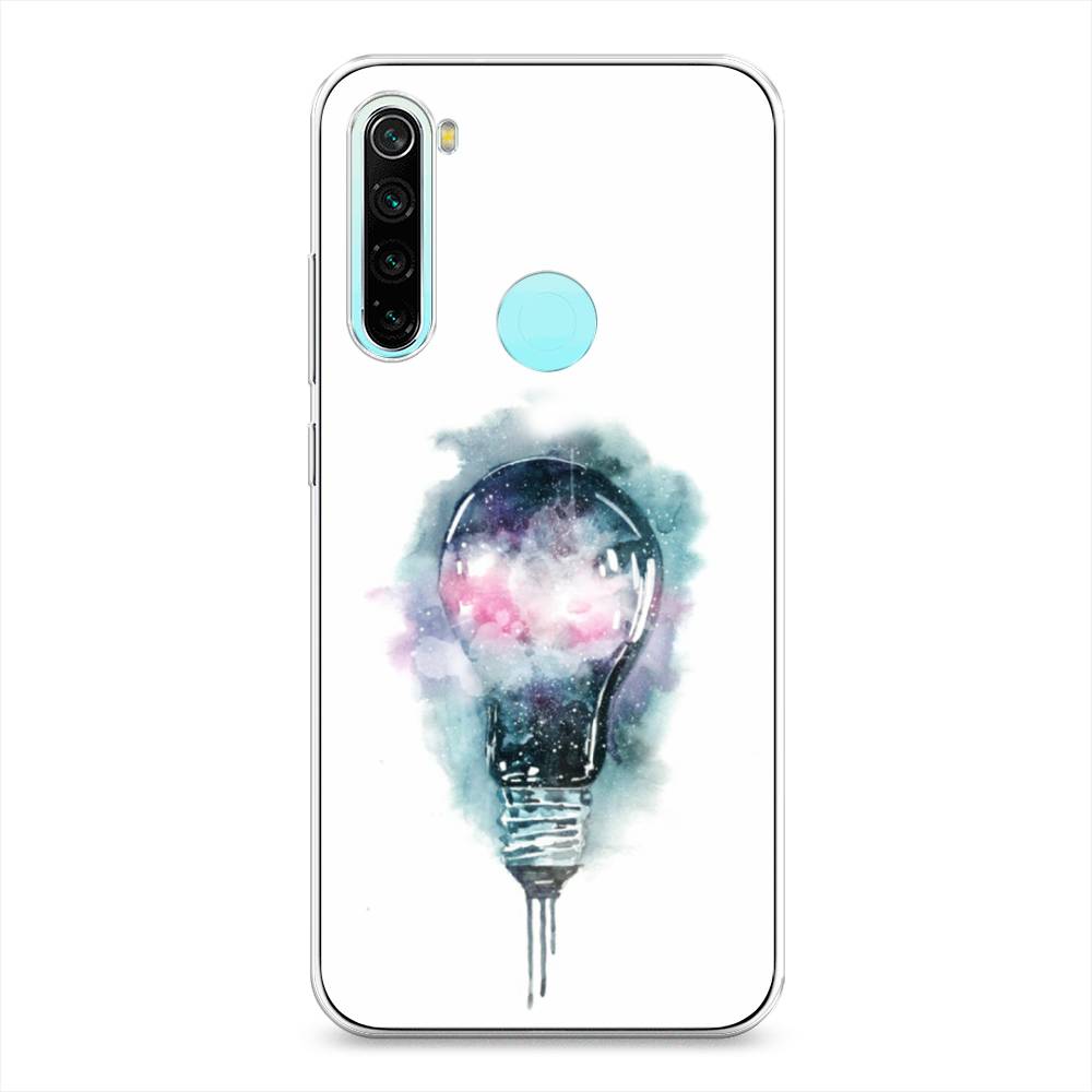

Чехол на Xiaomi Redmi Note 8 "Волшебная лампа", Белый;серый, 36550-4