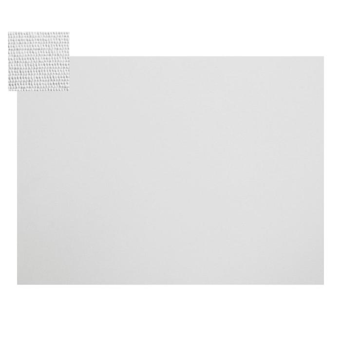 фото Холст на оргалите 4мм хлопок 100% акриловый грунт 30x40 см с/з 380г/м2 белый альбатрос