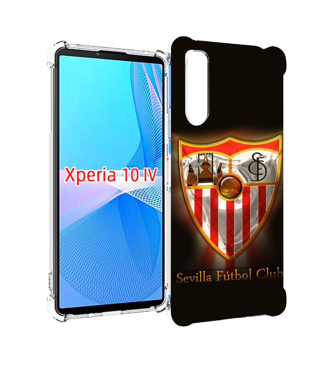 

Чехол MyPads фк севилья испания мужской для Sony Xperia 10 IV (10-4), Прозрачный, Tocco