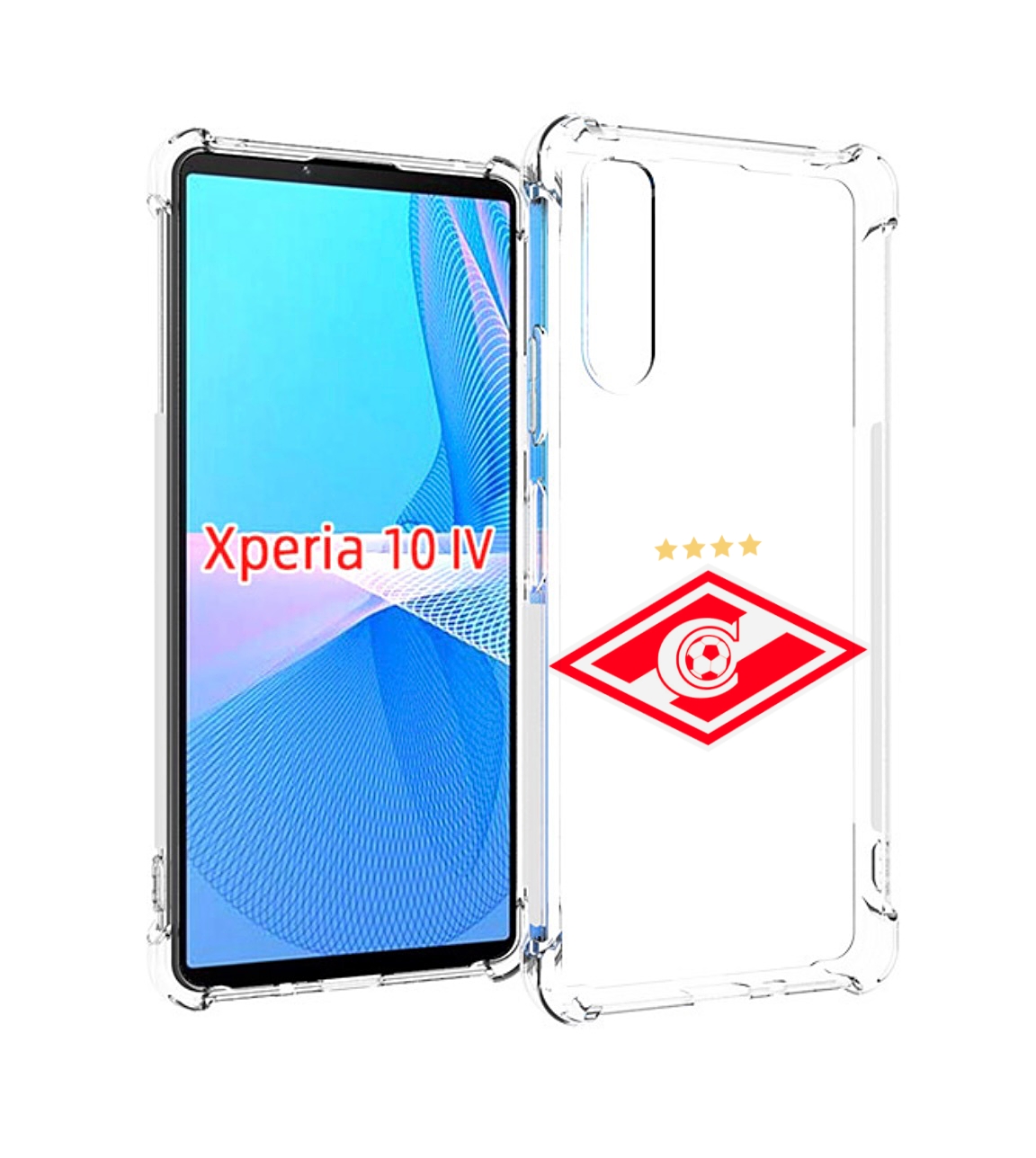 

Чехол MyPads фк спартак 1 для Sony Xperia 10 IV (10-4), Прозрачный, Tocco