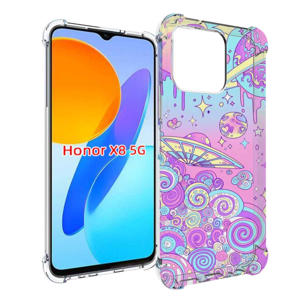 

Чехол MyPads ванильные планеты для Honor X8 5G, Прозрачный, Tocco