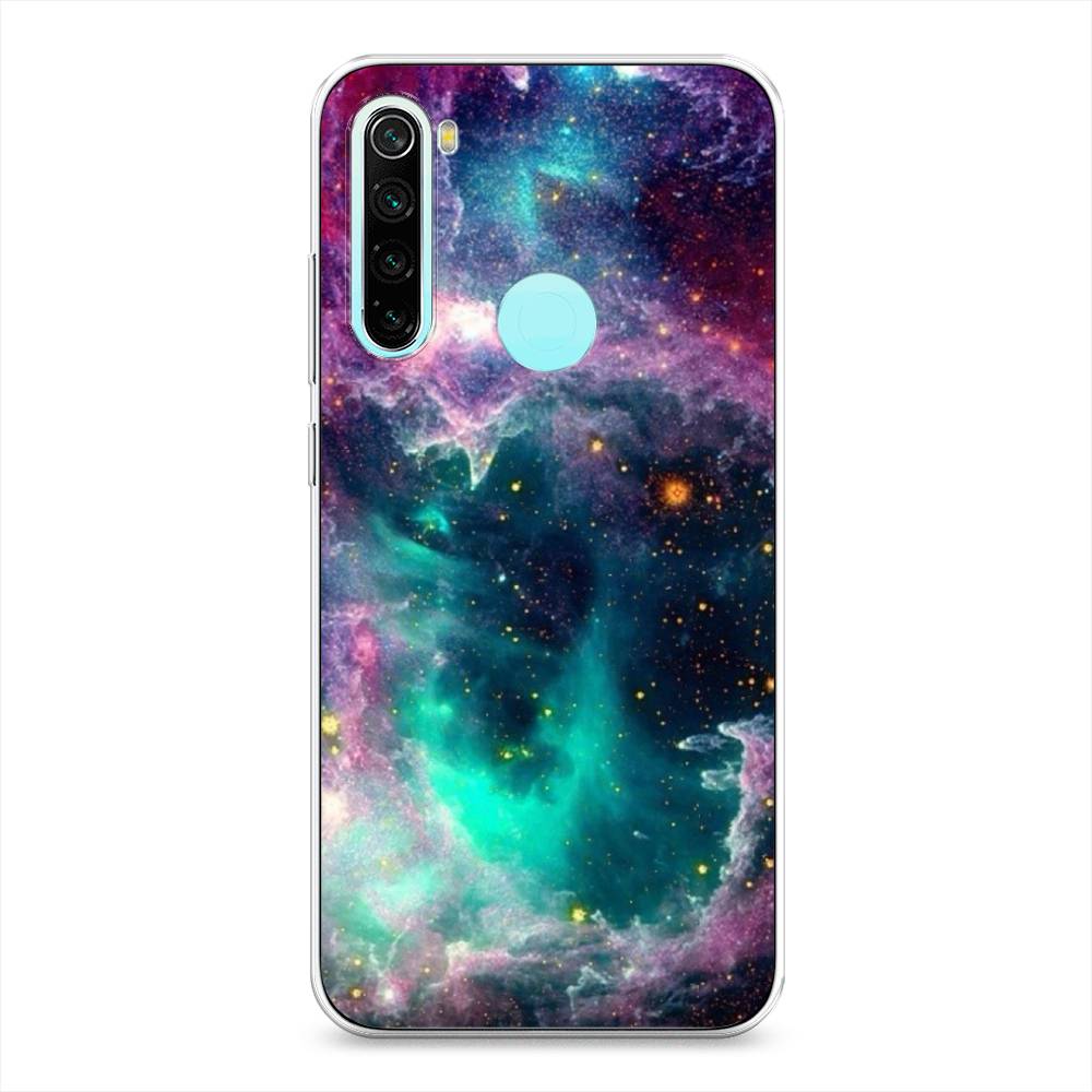 

Чехол на Xiaomi Redmi Note 8 "Звездные облака", Розовый;бежевый, 36550-2