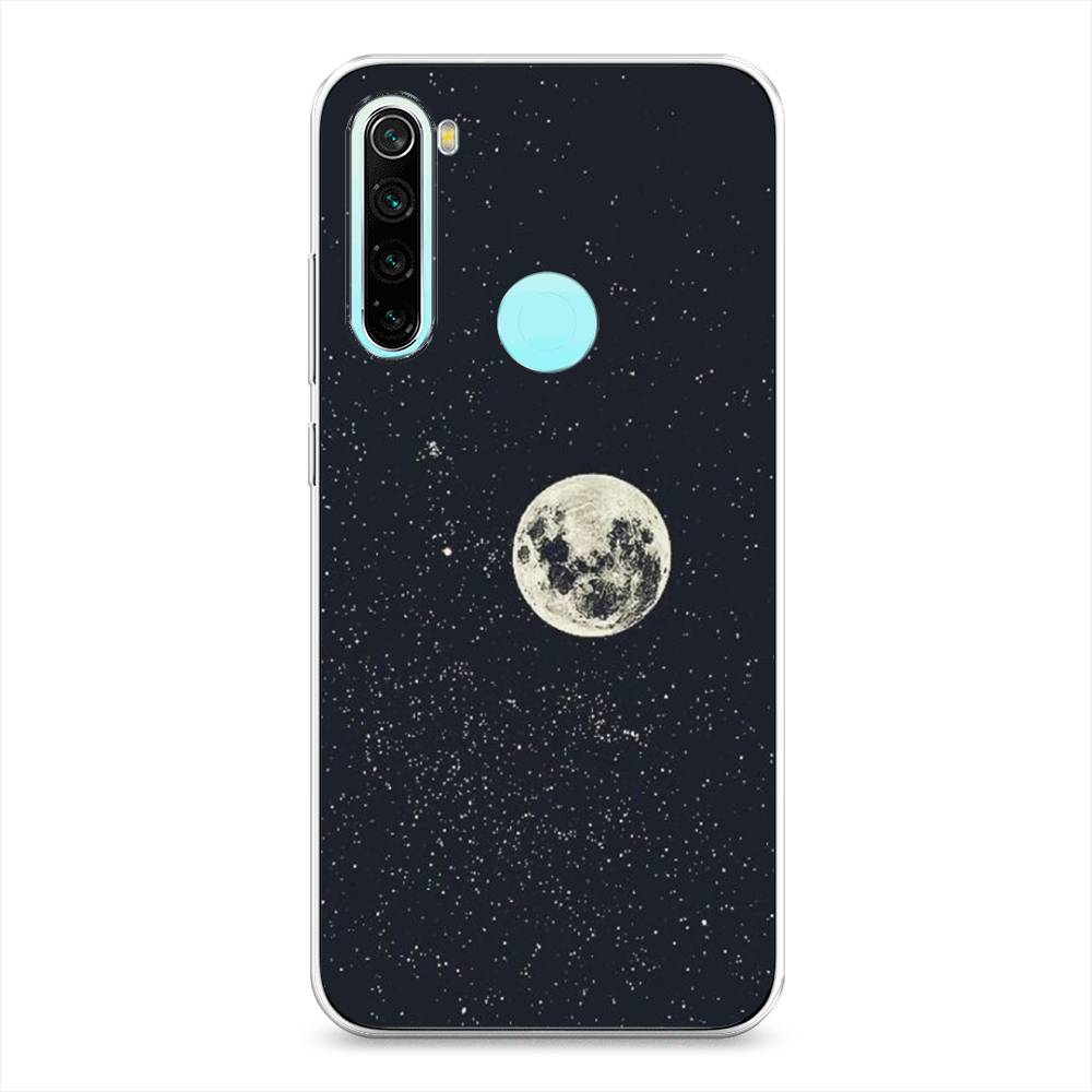

Чехол на Xiaomi Redmi Note 8 "Полнолуние", Красный, 36550-2