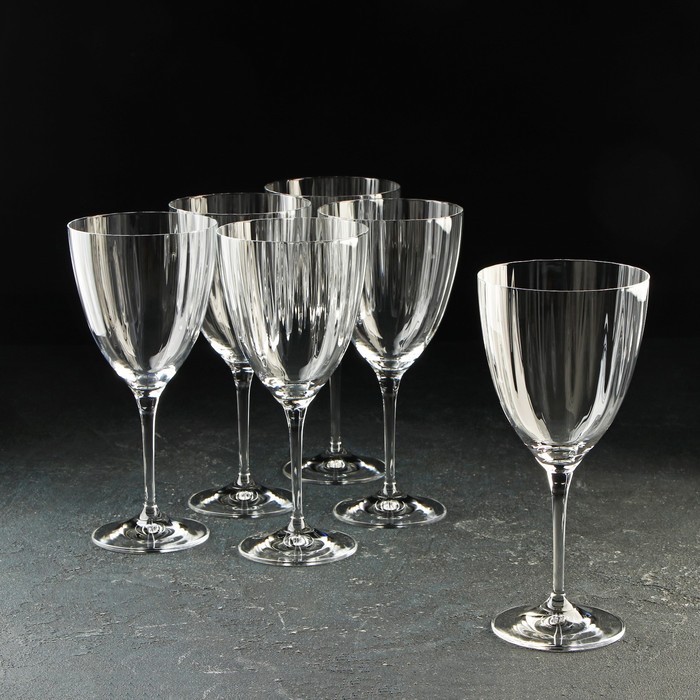 фото Набор бокалов для вина «кейт», 400 мл, 6 шт crystal bohemia