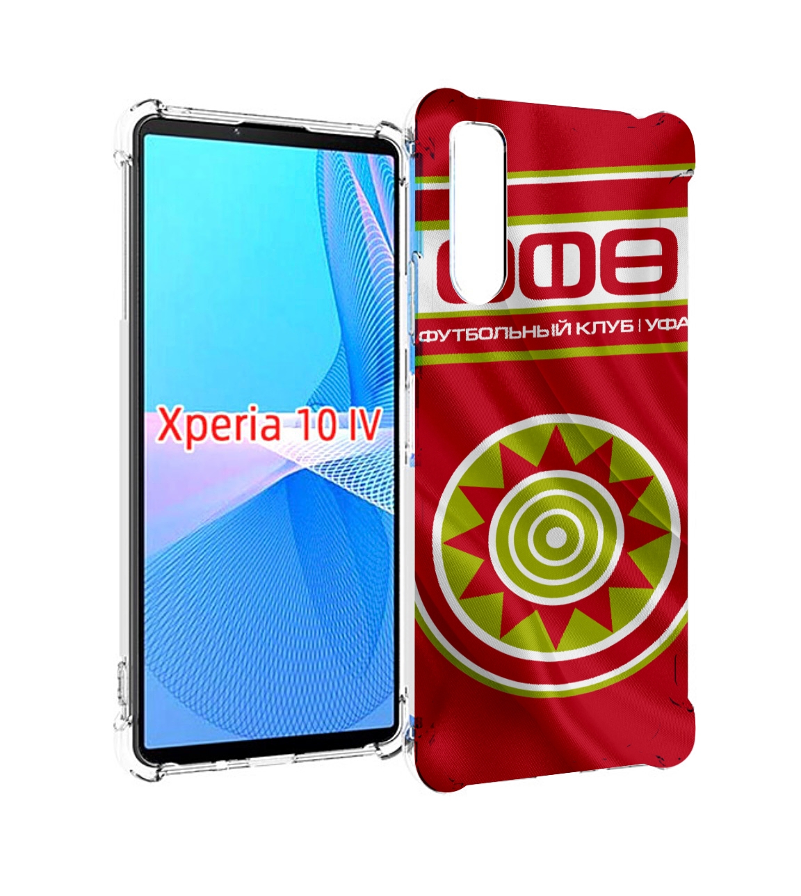 

Чехол MyPads фк уфа для Sony Xperia 10 IV (10-4), Прозрачный, Tocco