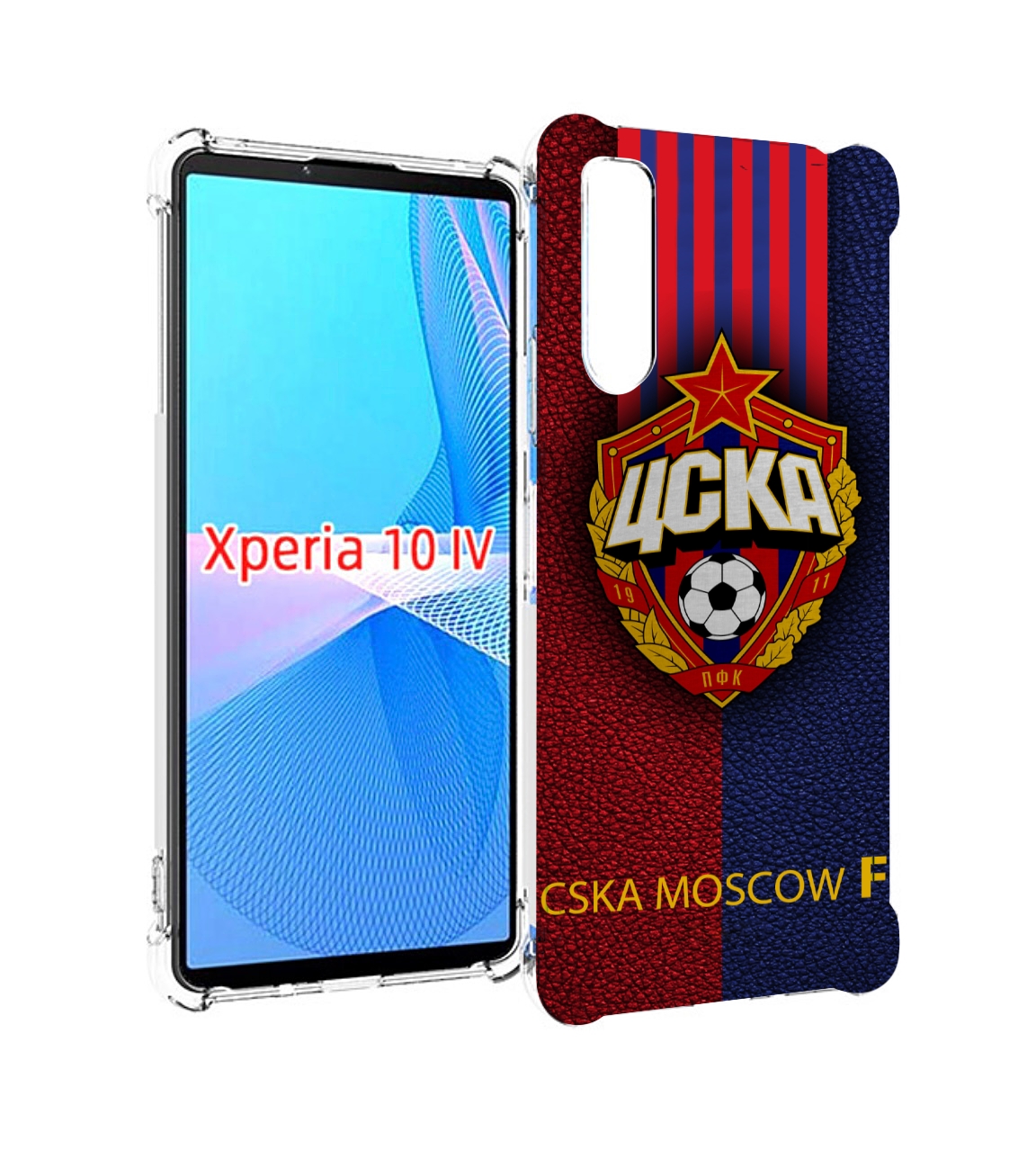 

Чехол MyPads фк цска для Sony Xperia 10 IV (10-4), Прозрачный, Tocco