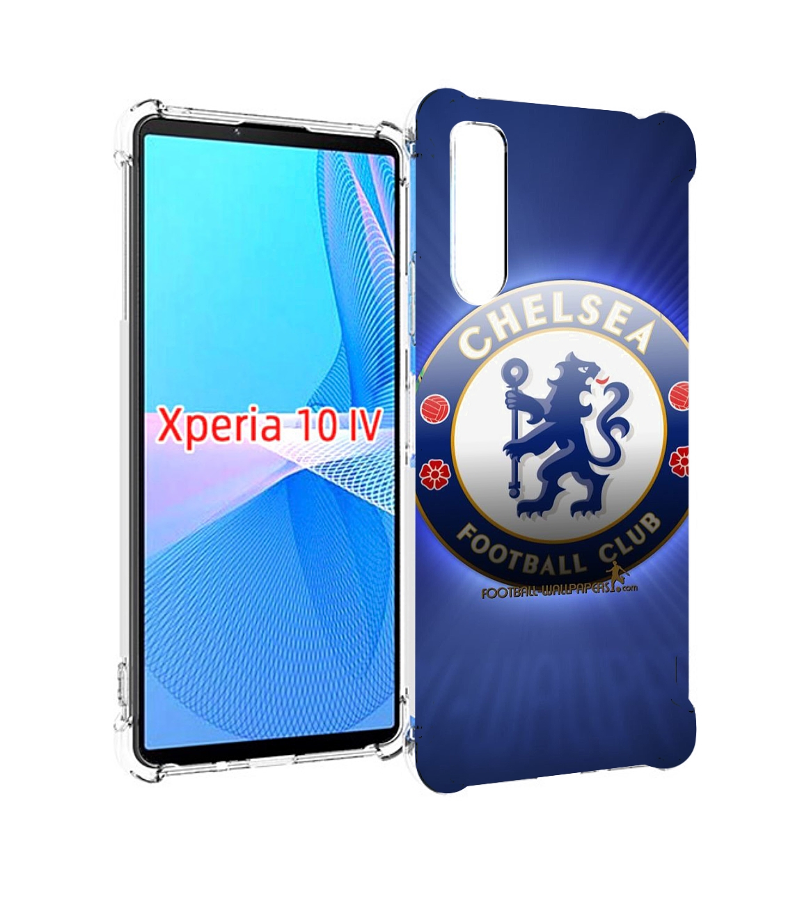 

Чехол MyPads фк челси лондон мужской для Sony Xperia 10 IV (10-4), Прозрачный, Tocco