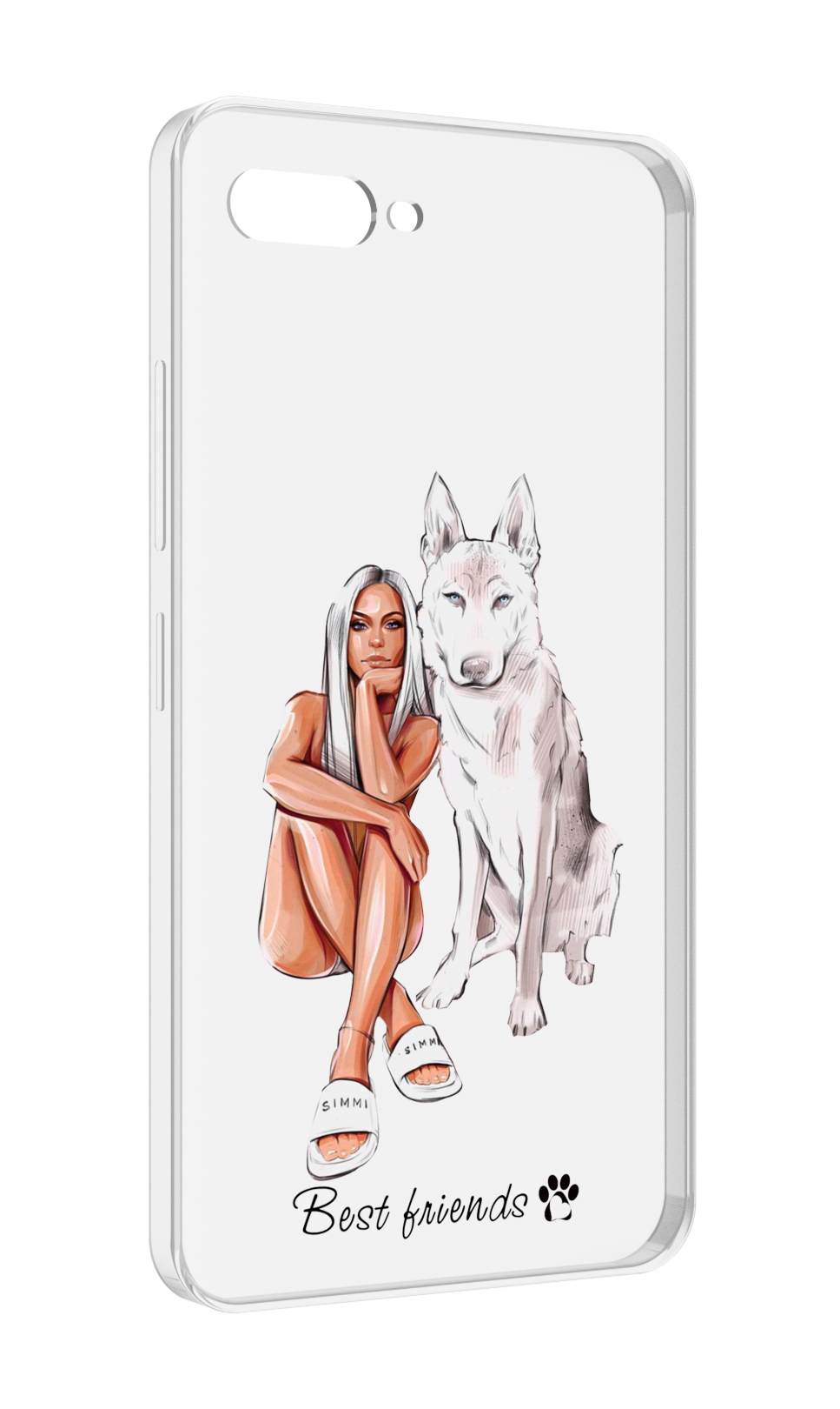 

Чехол MyPads Лучшие-друзья для ITEL A25 / ITEL A25 Pro / ITEL A35, Прозрачный, Tocco