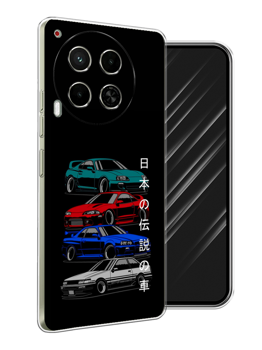 

Чехол Awog на Tecno Camon 30 5G "JDM Legend cars", Зеленый;красный;синий, 305550-1