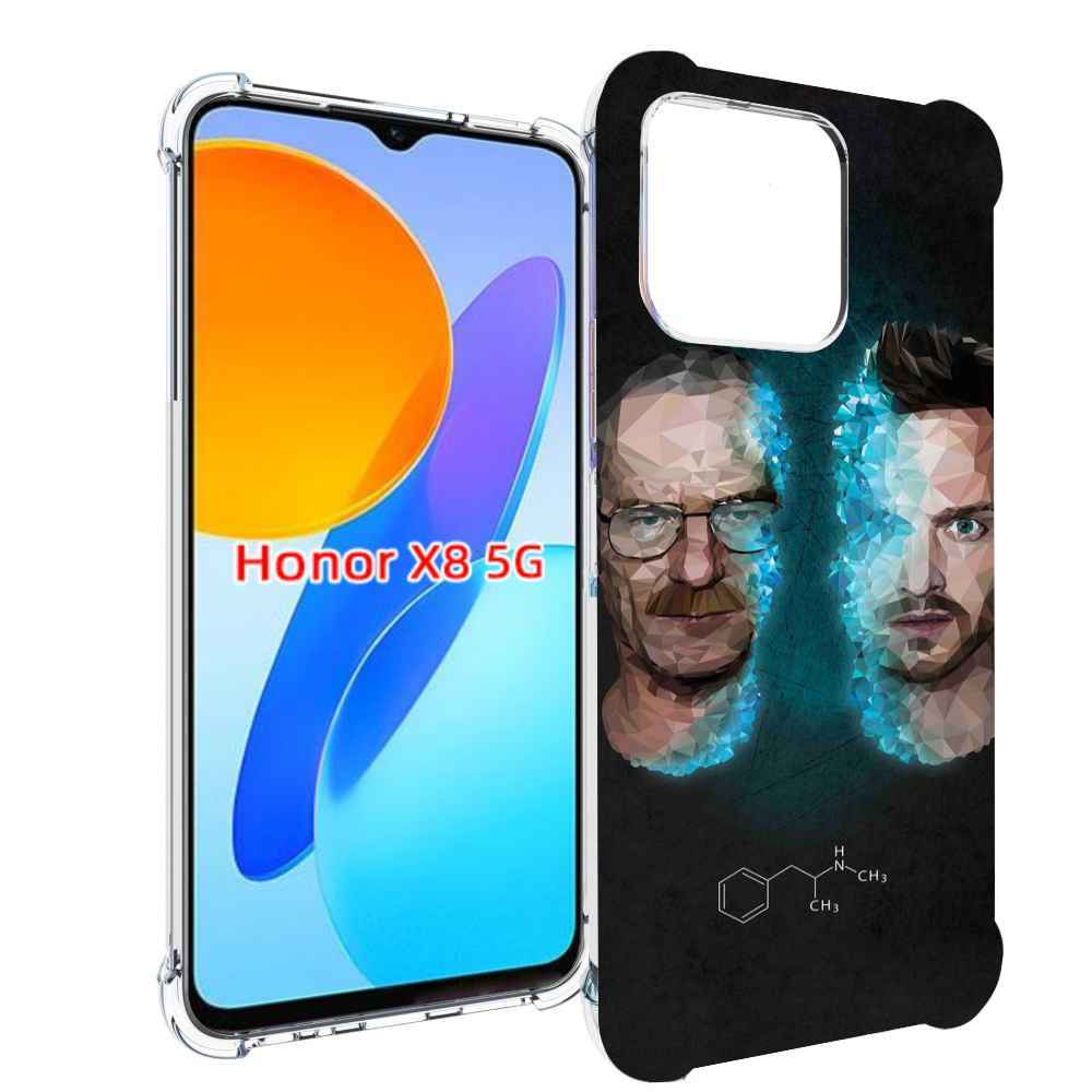 

Чехол MyPads во-все-тяжкие для Honor X8 5G, Прозрачный, Tocco