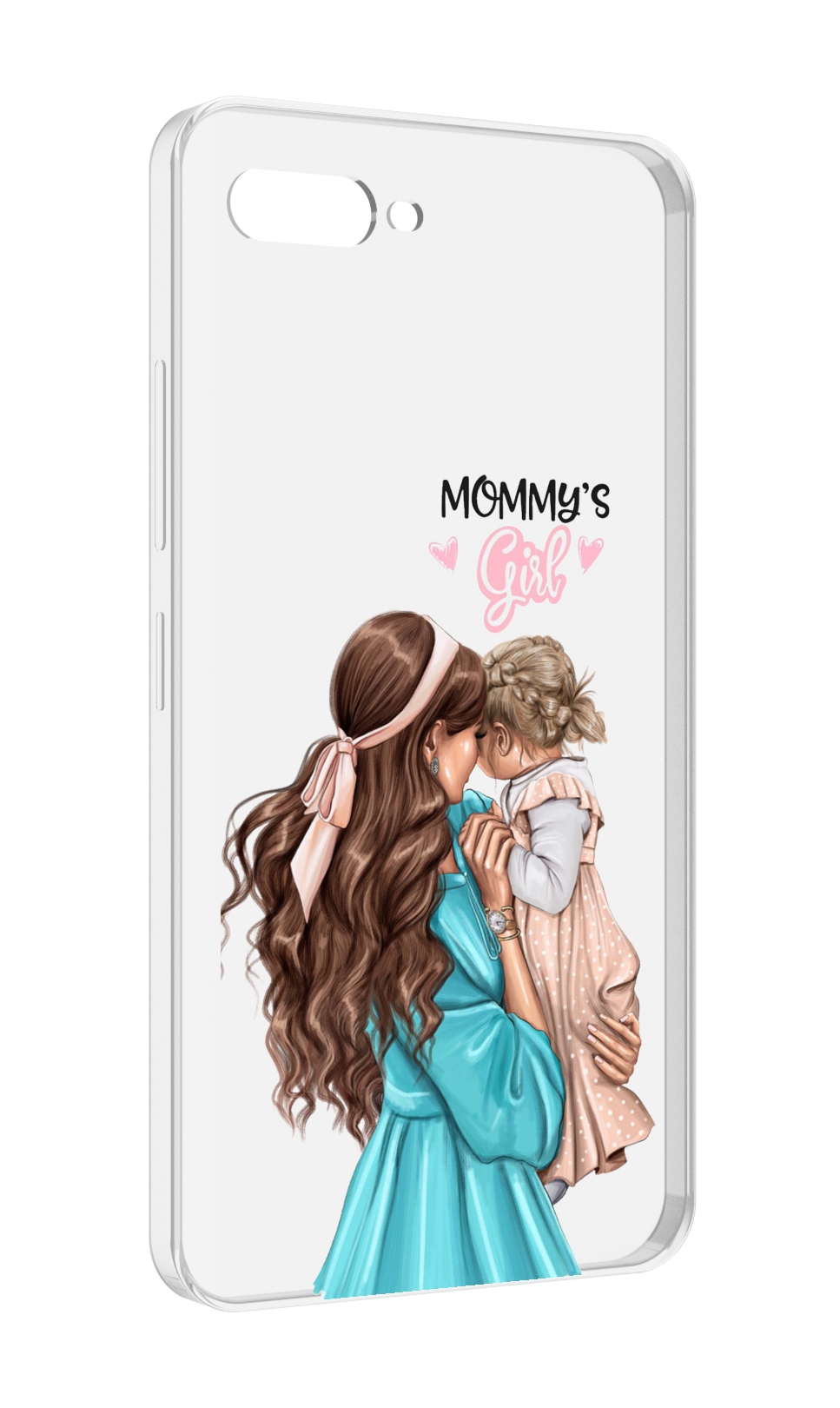 

Чехол MyPads Мама-девочки женский для ITEL A25 / ITEL A25 Pro / ITEL A35, Прозрачный, Tocco