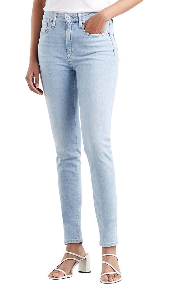 

Джинсы женские Levi's 721 High Rise Skinny Jeans голубые 27/28, Голубой, 721 High Rise Skinny Jeans