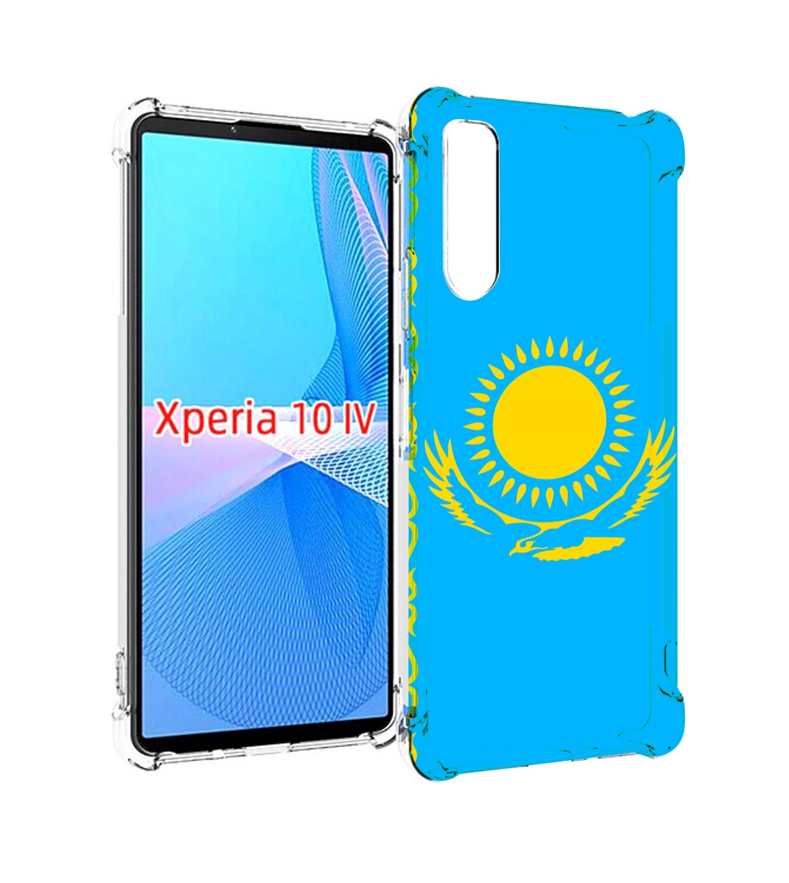 

Чехол MyPads флаг Казахстана-1 для Sony Xperia 10 IV (10-4), Прозрачный, Tocco