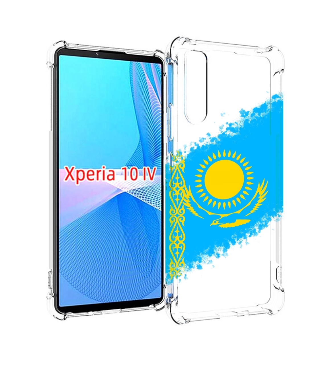 

Чехол MyPads флаг Казахстана для Sony Xperia 10 IV (10-4), Прозрачный, Tocco