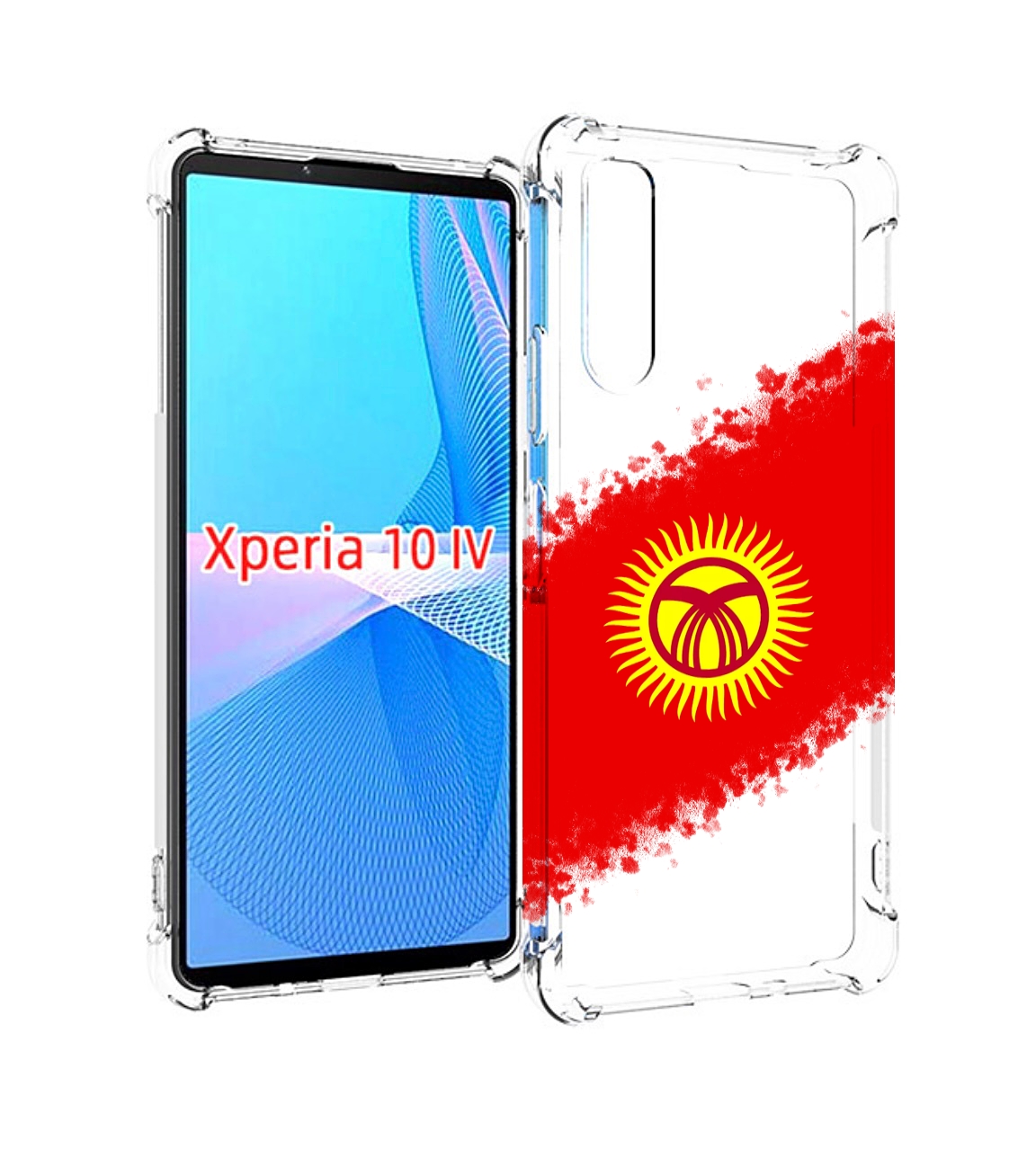 

Чехол MyPads флаг Киргизии для Sony Xperia 10 IV (10-4), Прозрачный, Tocco