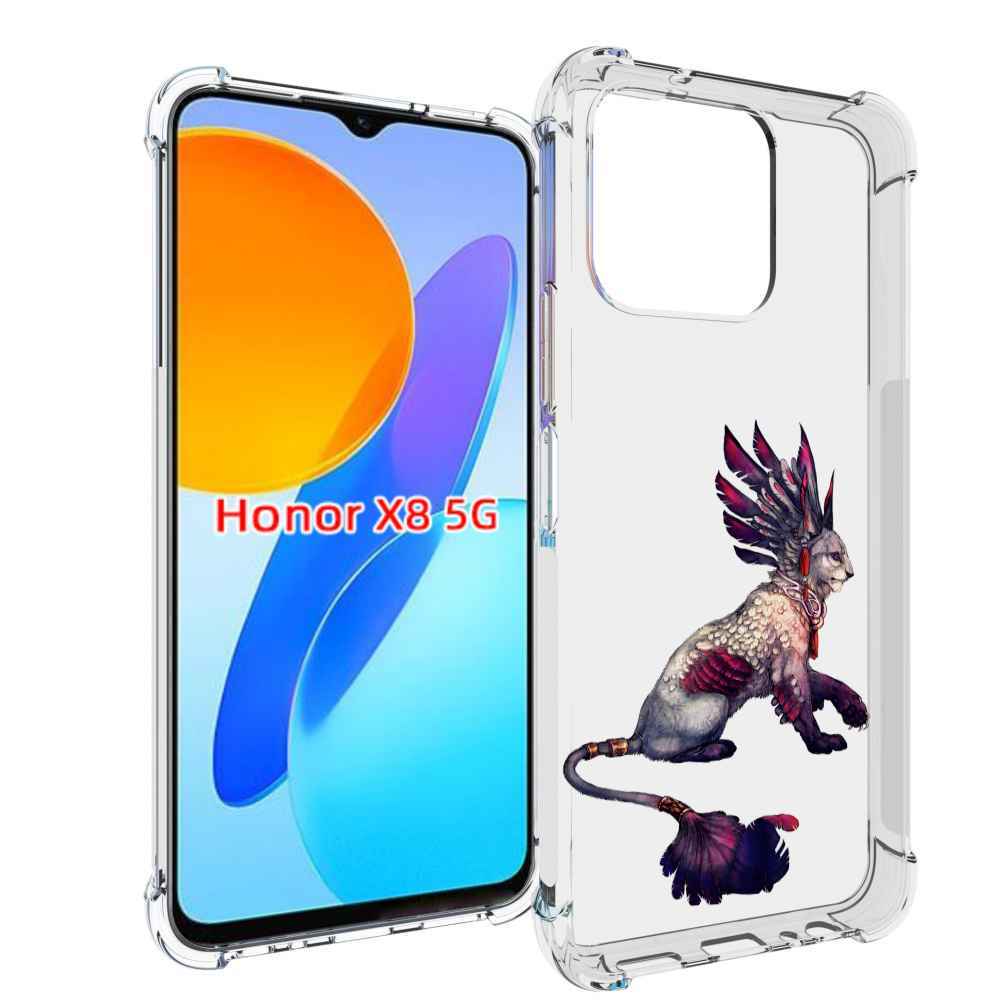 

Чехол MyPads волшебная-пума для Honor X8 5G, Прозрачный, Tocco