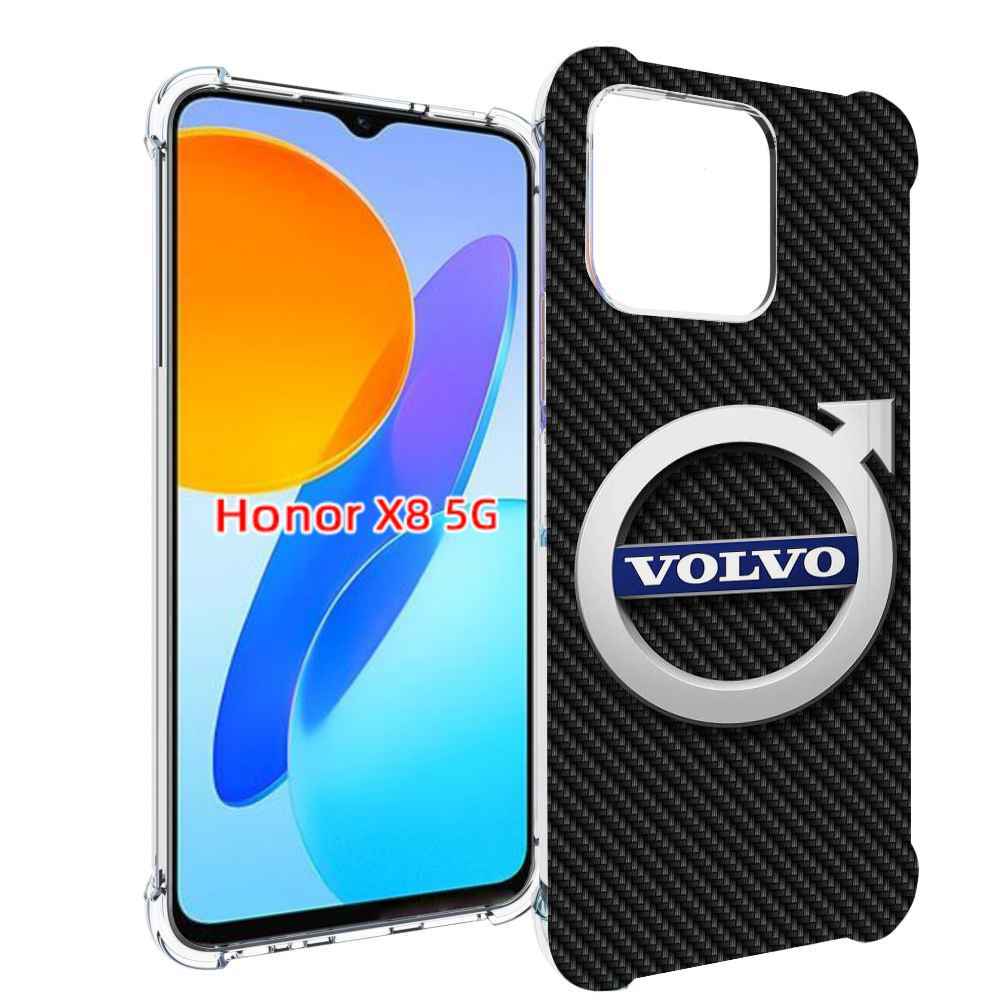 

Чехол MyPads вольво volvo 3 для Honor X8 5G, Прозрачный, Tocco