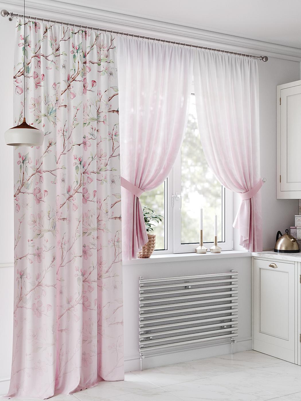 

Комплекты штор AT HOME Фитенир высота 260 см, ширина 150 см, Белый, 524239