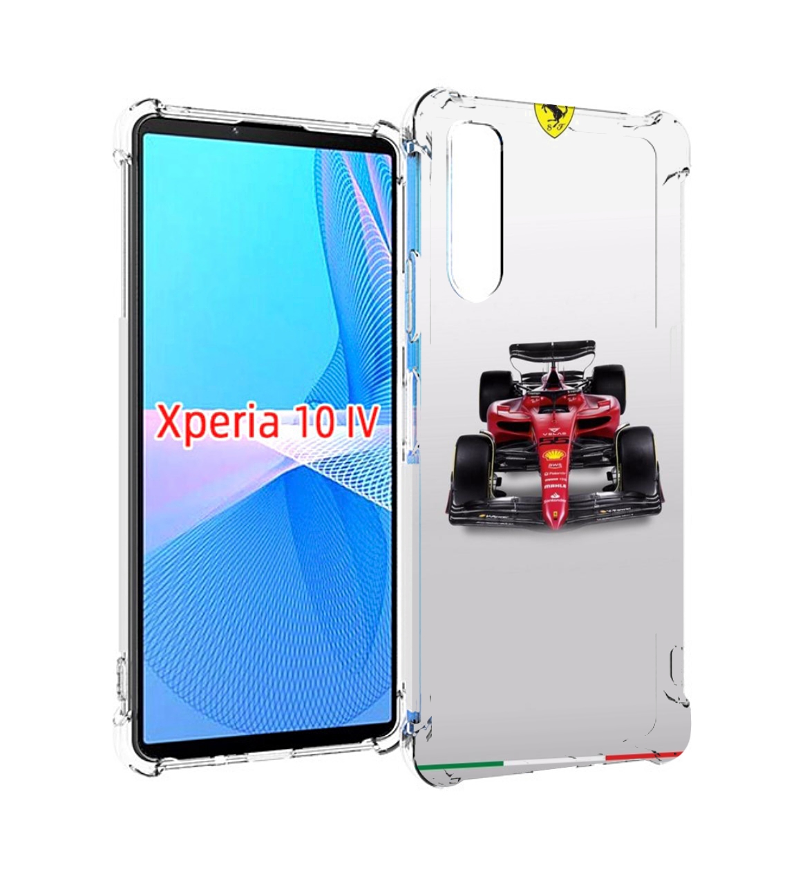 

Чехол MyPads формула 1 феррари для Sony Xperia 10 IV (10-4), Прозрачный, Tocco