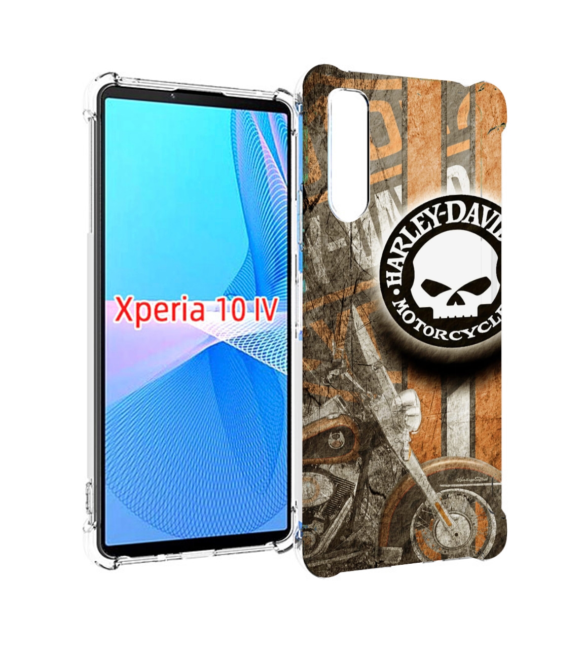 

Чехол MyPads харлеи девидсон для Sony Xperia 10 IV (10-4), Прозрачный, Tocco