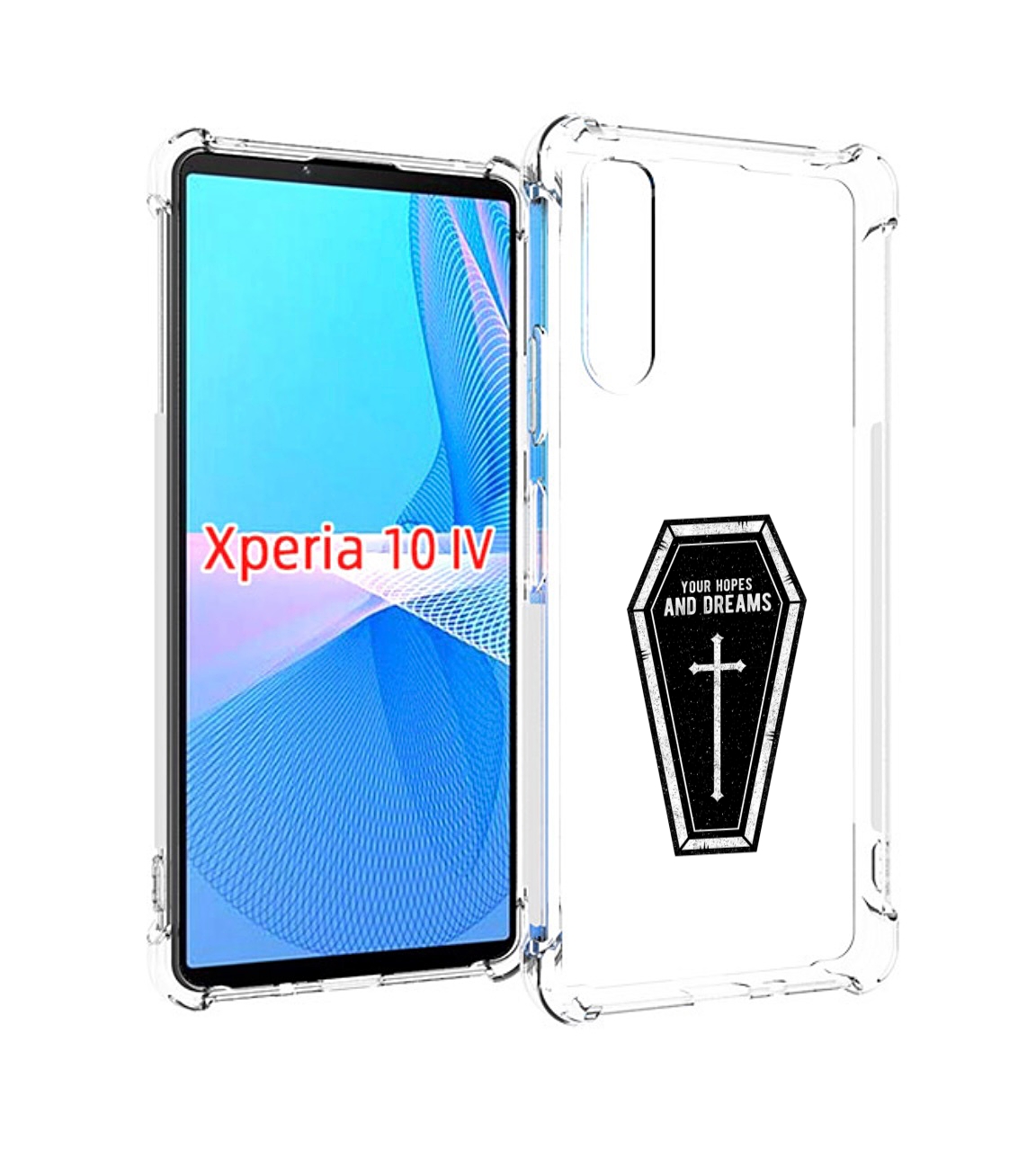 

Чехол MyPads гроб с мечтами для Sony Xperia 10 IV (10-4), Прозрачный, Tocco