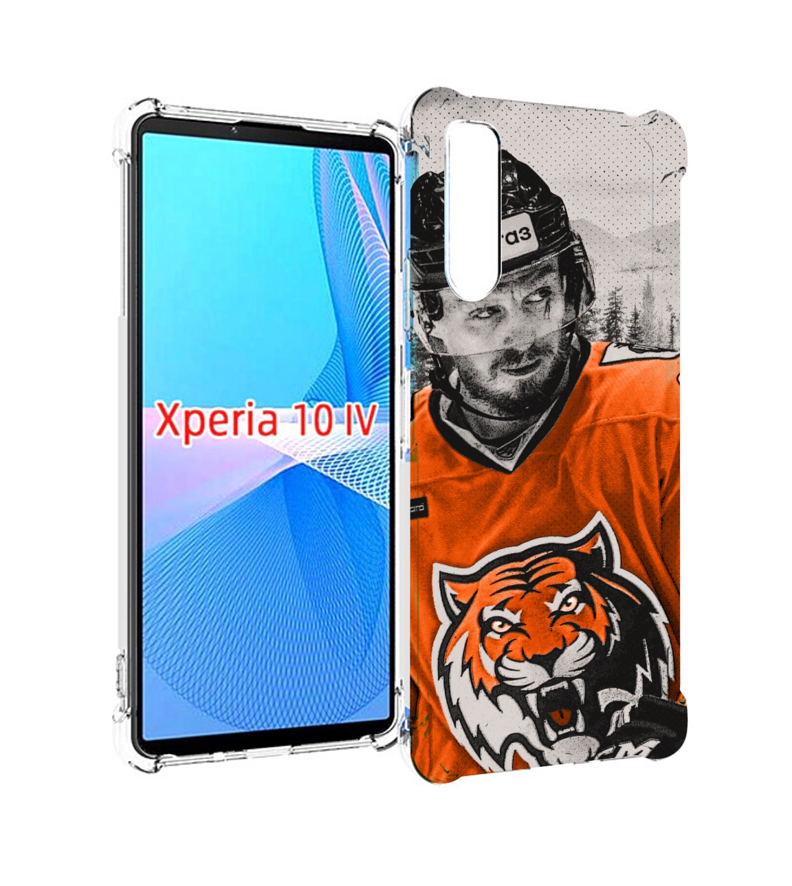 

Чехол MyPads хк амур мужской для Sony Xperia 10 IV (10-4), Прозрачный, Tocco