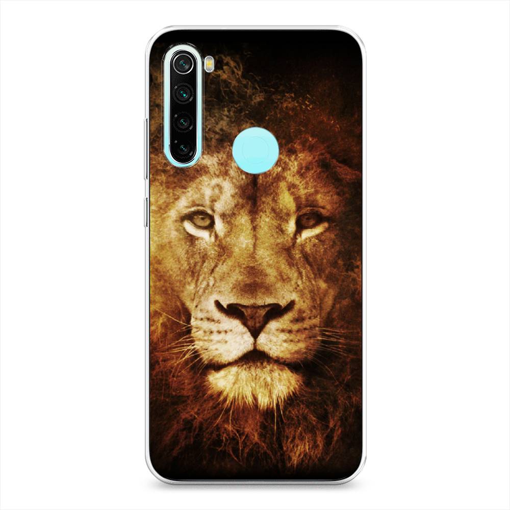 

Чехол на Xiaomi Redmi Note 8 "Лев", Черный;коричневый;желтый, 36550-6