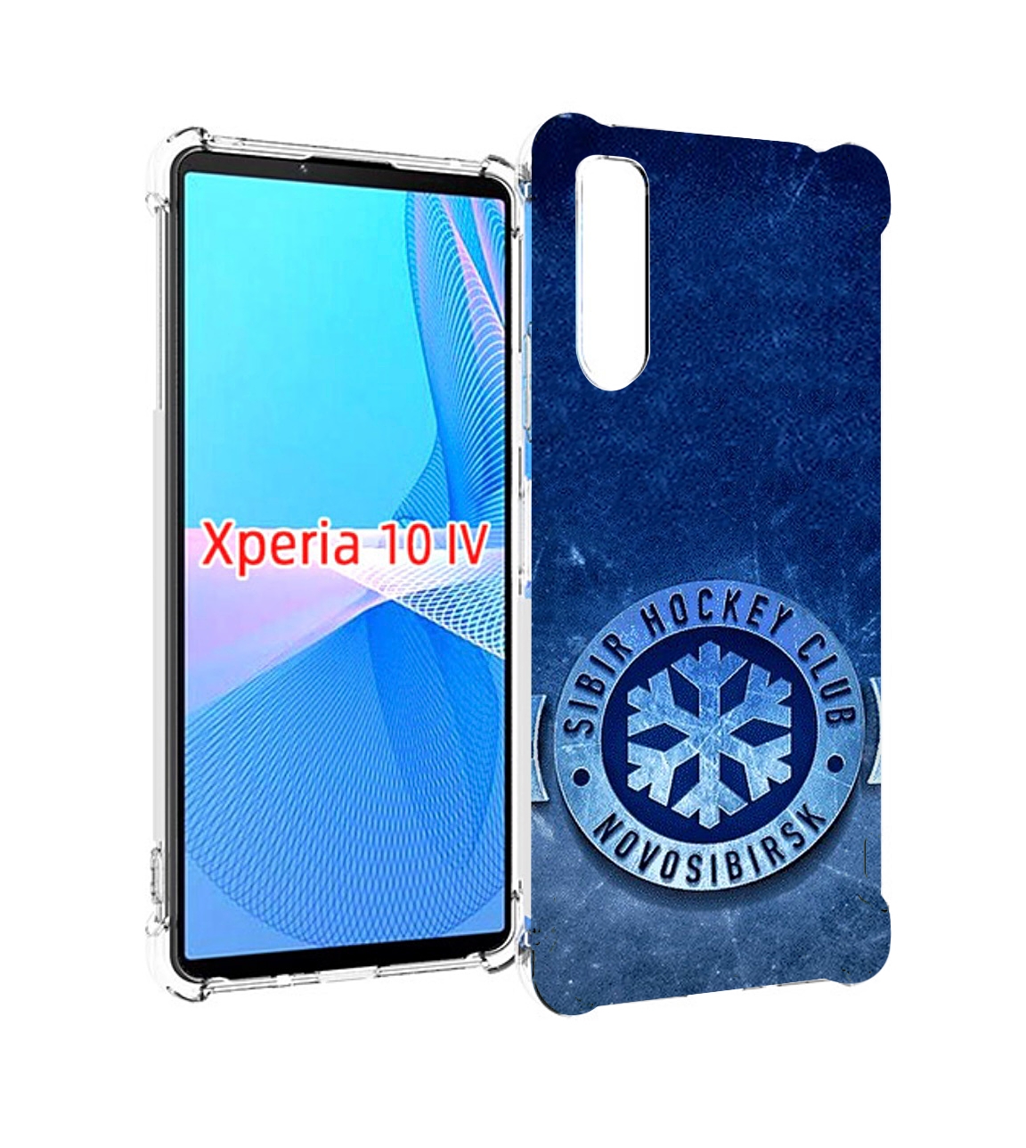 

Чехол MyPads хк сибирь новосибирск мужской для Sony Xperia 10 IV (10-4), Прозрачный, Tocco