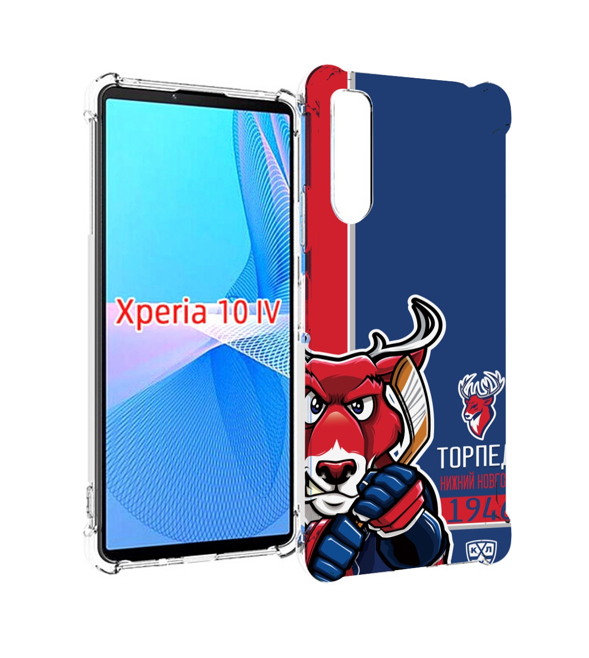 

Чехол MyPads хк торпедо нижнии новгород мужской для Sony Xperia 10 IV (10-4), Прозрачный, Tocco