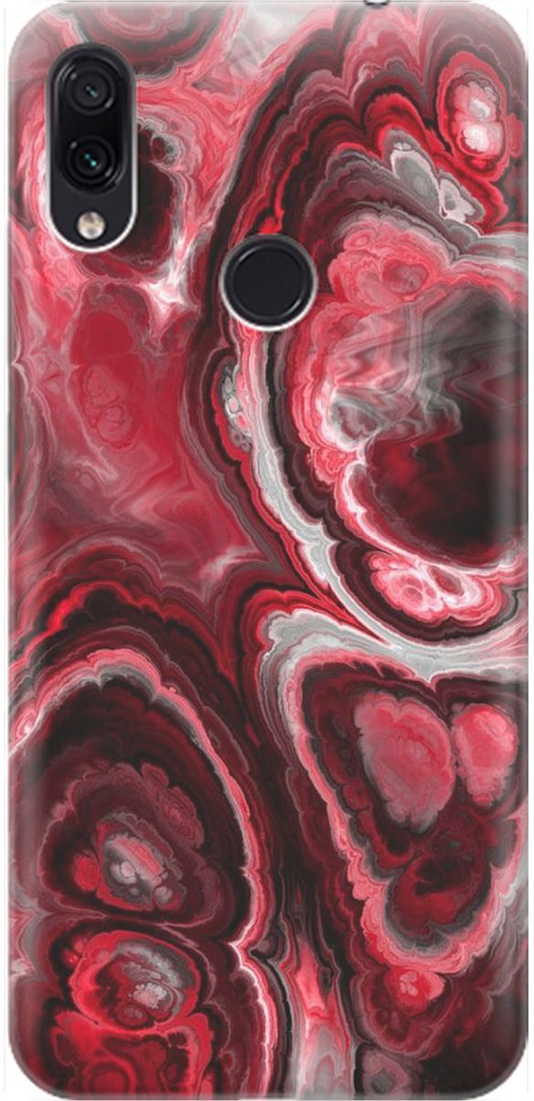 

Чехол на Xiaomi Redmi Note 7 "Гранатовые краски", Красный, 1620