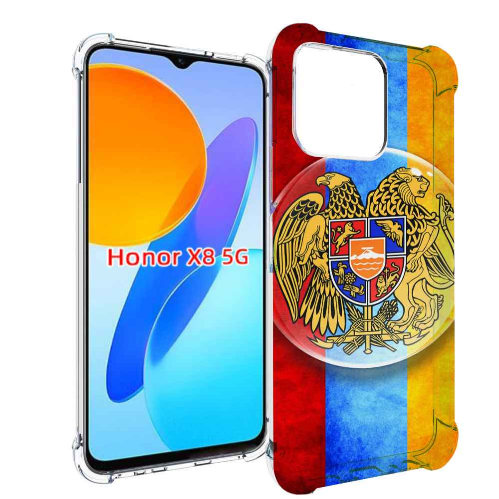 

Чехол MyPads герб флаг армении для Honor X8 5G, Прозрачный, Tocco