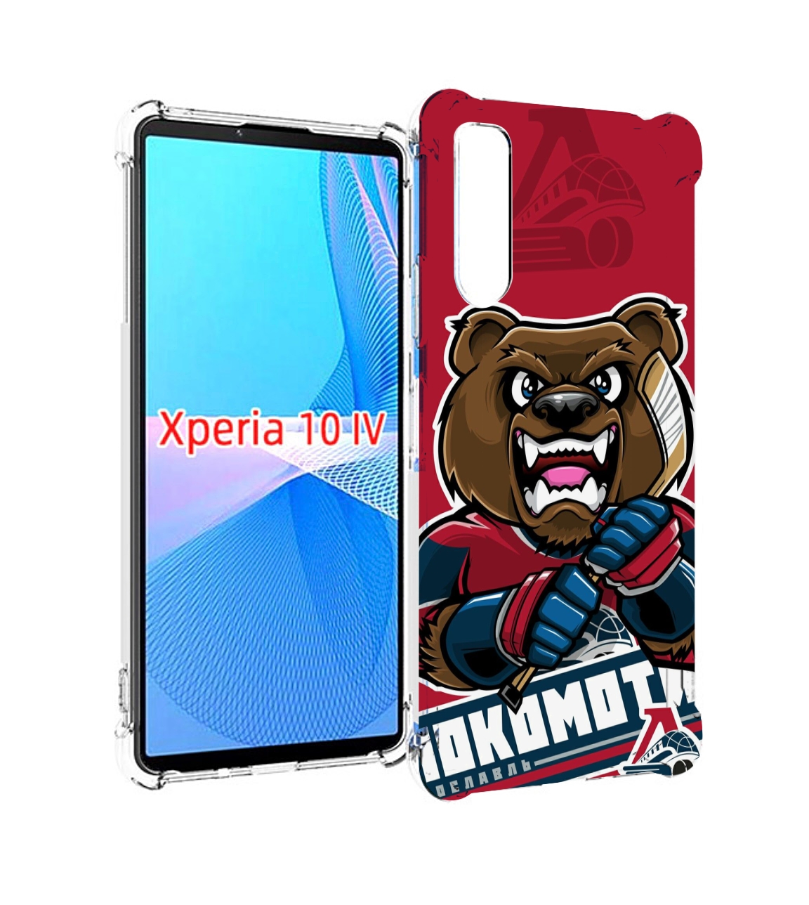 

Чехол MyPads хоккеи локомотив ярославь мужской для Sony Xperia 10 IV (10-4), Прозрачный, Tocco