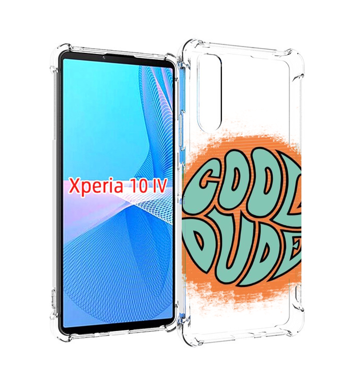 

Чехол MyPads хороший приятель для Sony Xperia 10 IV (10-4), Прозрачный, Tocco