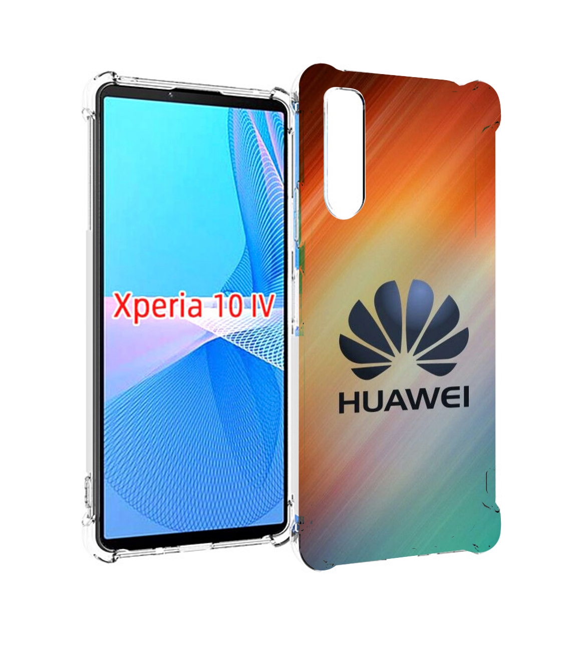 

Чехол MyPads хуавей на фоне сияния для Sony Xperia 10 IV (10-4), Прозрачный, Tocco