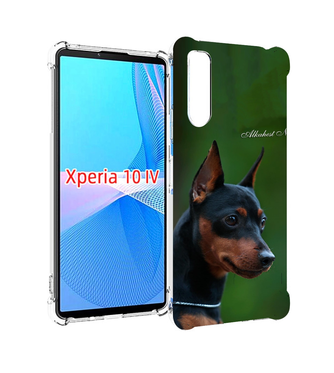

Чехол MyPads цвергпинчер черпинчер для Sony Xperia 10 IV (10-4), Прозрачный, Tocco