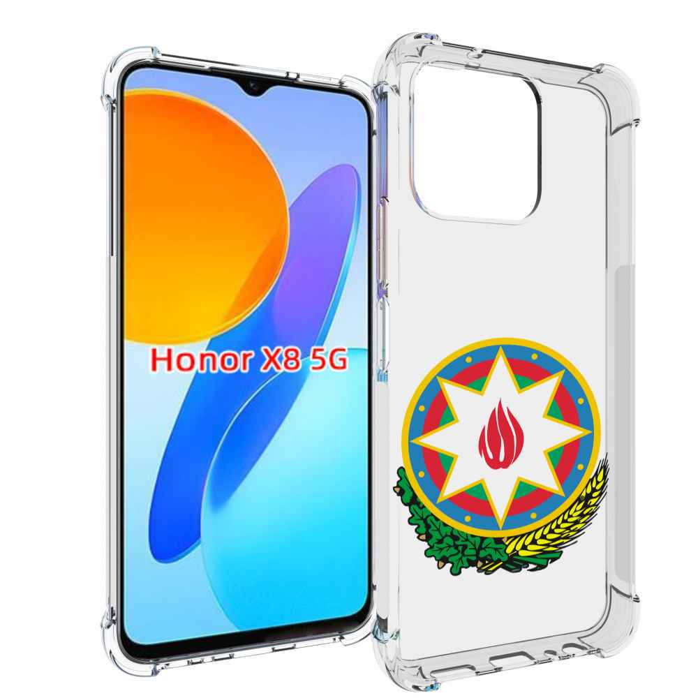 

Чехол MyPads герб-азербаиджан-2 для Honor X8 5G, Прозрачный, Tocco
