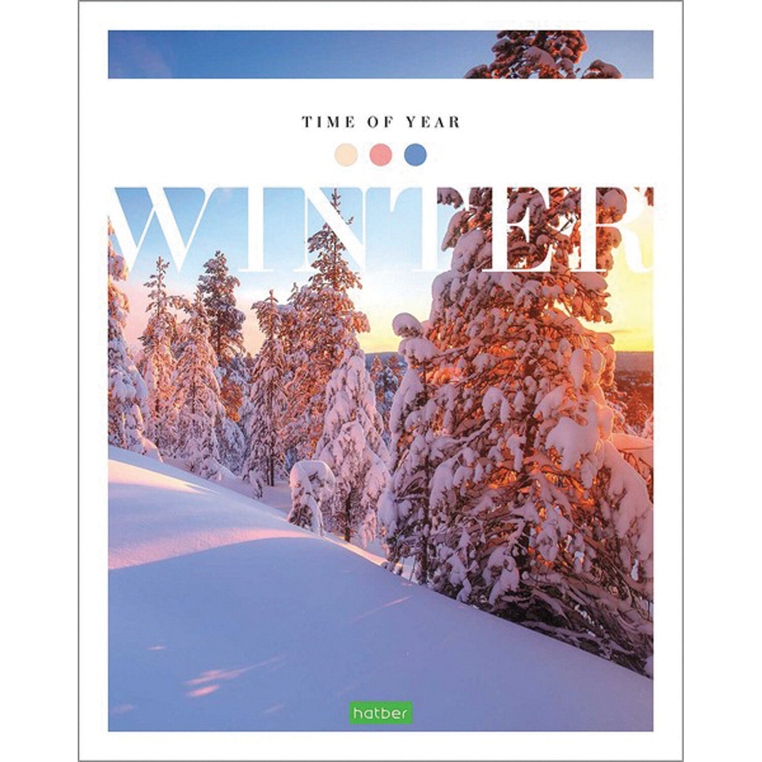 

Тетрадь общая 48л, А5 Hatber Eco Сезоны клетка, скрепка 48Т5C1, 20шт.