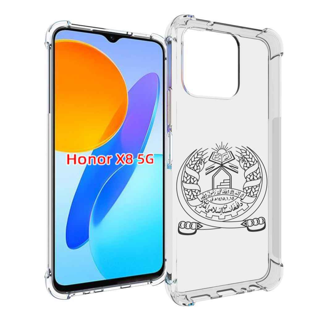 

Чехол MyPads герб-афганистан для Honor X8 5G, Прозрачный, Tocco