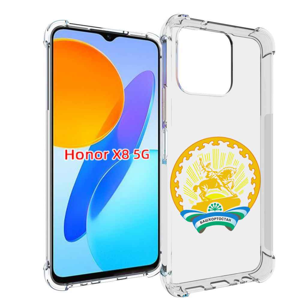 

Чехол MyPads герб-башкортостан-уфа для Honor X8 5G, Прозрачный, Tocco