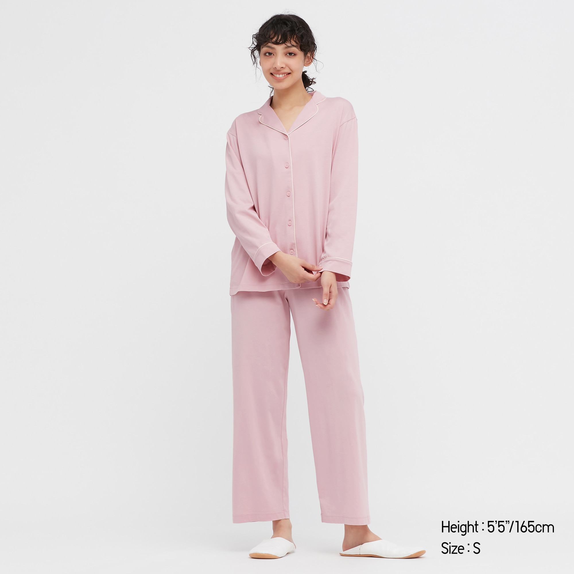 

Пижама женская UNIQLO 445334COL10 розовая 2XL (доставка из-за рубежа), 445334COL10