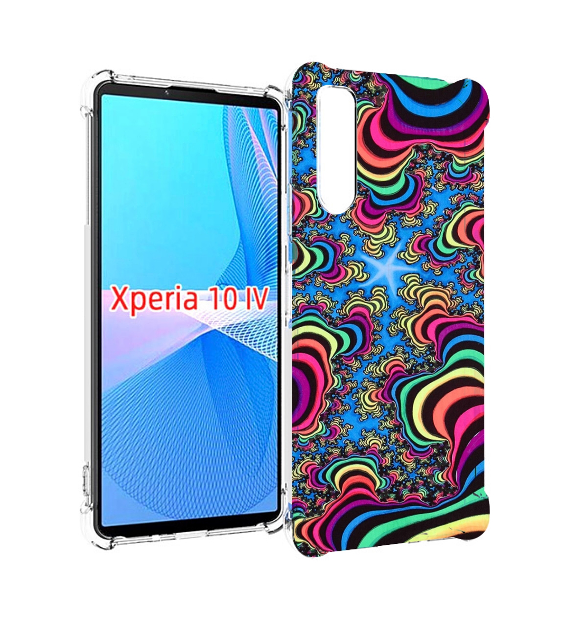 

Чехол MyPads щупальца иллюзия для Sony Xperia 10 IV (10-4), Прозрачный, Tocco