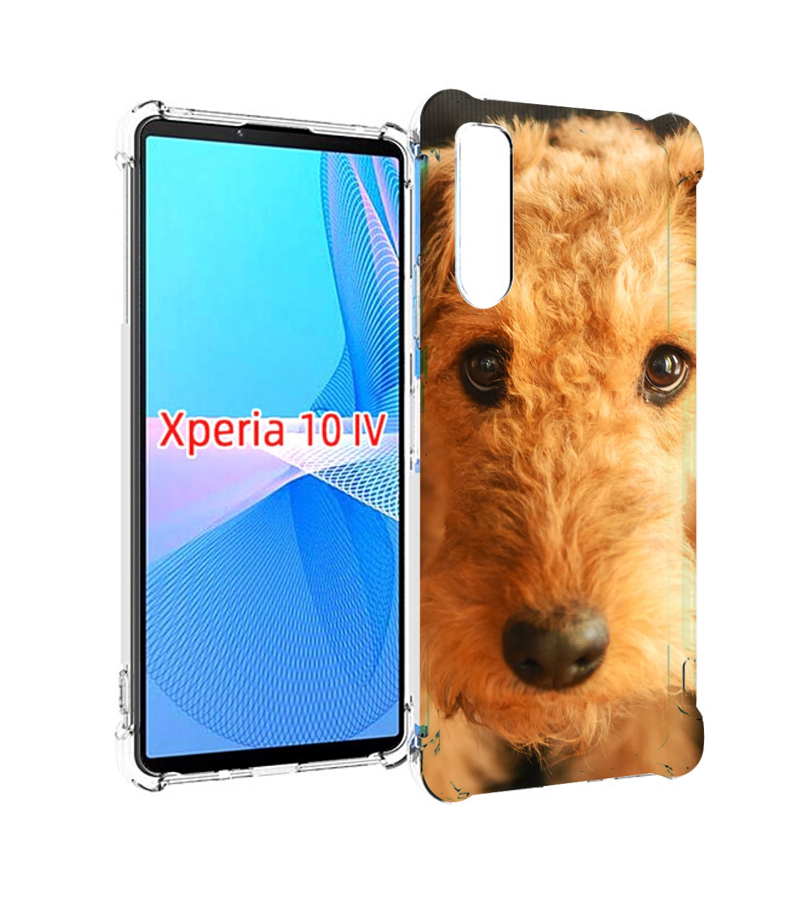 

Чехол MyPads эрдельтерьер для Sony Xperia 10 IV (10-4), Прозрачный, Tocco
