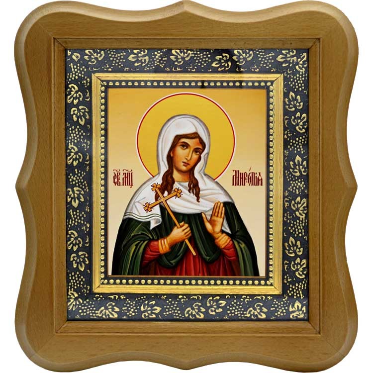 

Миропия Хиосская Святая мученица. Икона на холсте.